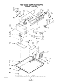 SECTION Diagram and Parts List for 3CFE2510W1  Whirlpool Dryer