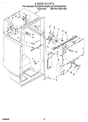 LINER Diagram and Parts List for 8ET20DKXXG00  Whirlpool Refrigerator