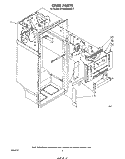 LINER Diagram and Parts List for ET18VKXRWR1  Whirlpool Refrigerator