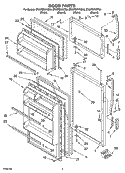 Part Location Diagram of 2262997 Whirlpool PLUG-HNDLE