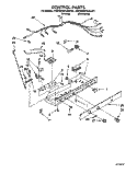 CONTROL Diagram and Parts List for RS22AWXAW01  Roper Refrigerator