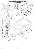 AIR-GAP AND DISPENSER PARTS Diagram and Parts List for KIDS36EPSS0  KitchenAid Dishwasher