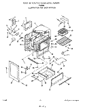 BODY Diagram and Parts List for F5358W0  Roper Range