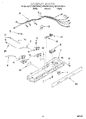 CONTROL Diagram and Parts List for KSRS25KGAL00  KitchenAid Refrigerator