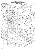 LINER Diagram and Parts List for KTRP20MDAL01  Whirlpool Refrigerator