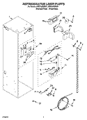 REFRIGERATOR LINER PARTS Diagram and Parts List for KSSC42QMS01  KitchenAid Refrigerator