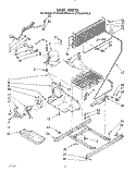 UNIT, LIT/OPTIONAL Diagram and Parts List for ET16JKXLWL0  Whirlpool Refrigerator