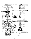 MOTOR, HEATER AND SPRAY ARM Diagram and Parts List for 8505L00  Roper Dishwasher