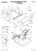 SECTION Diagram and Parts List for CEDX563JQ2  Crosley Dryer