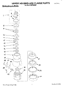 SECTION Diagram and Parts List for KBDS250X4  KitchenAid Food Waste Disposer