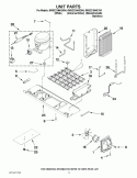 UNIT PARTS Diagram and Parts List for 6WSC21N4XY04  Whirlpool Refrigerator