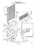 UNIT Diagram and Parts List for ET14JKXMWR0  Whirlpool Refrigerator