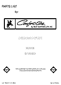 FRONT COVER Diagram and Parts List for DH500K0  Whirlpool Dehumidifier