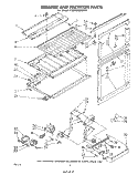 BREAKER AND PARTITION Diagram and Parts List for ET20HKXMWR2  Whirlpool Refrigerator