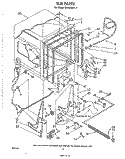 TUB PARTS, LITERATURE AND OPTIONAL Diagram and Parts List for DU5000XL0  Whirlpool Dishwasher