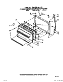 FREEZER DOOR Diagram and Parts List for 3ET18GKXWW01  Whirlpool Refrigerator