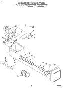 Part Location Diagram of 2194732 Whirlpool HARNS-DISP