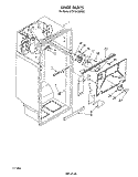 LINER Diagram and Parts List for ET20GKXSW02  Whirlpool Refrigerator
