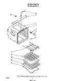 OVEN Diagram and Parts List for RB130PXV3  Whirlpool Wall Oven