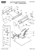 SECTION Diagram and Parts List for REX5635EQ2  Roper Dryer