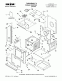 OVEN PARTS Diagram and Parts List for IBD550PRS05  Whirlpool Wall Oven