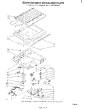 COMPARTMENT SEPARATOR Diagram and Parts List for ET18JKXMWRB  Whirlpool Refrigerator