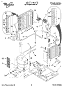 UNIT, LITERATURE Diagram and Parts List for 3XACM24DD0  Whirlpool Air Conditioner