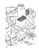 UNIT Diagram and Parts List for JWRZ2727FI00  Whirlpool Refrigerator
