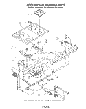 COOKTOP AND MANIFOLD , LITERATURE A Diagram and Parts List for SF0140SRW4  Whirlpool Range