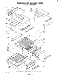 REFRIGERATOR INTERIOR Diagram and Parts List for ED26MKXLWR0  Whirlpool Refrigerator