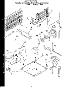 UNIT Diagram and Parts List for 8ET21DKXDG01  Whirlpool Refrigerator