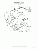 CONTROL PARTS Diagram and Parts List for ITQ225301  Inglis Refrigerator