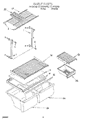 SHELF, OPTIONAL Diagram and Parts List for ET21NKXGN02  Whirlpool Refrigerator