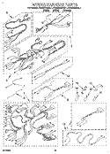 WIRING HARNESS Diagram and Parts List for KEMS378BWH1  KitchenAid Wall Oven