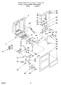 DISPENSER FRONT Diagram and Parts List for 7ED27DQXDN02  Whirlpool Refrigerator