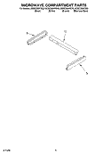 MICROWAVE COMPARTMENT Diagram and Parts List for KEMC308KSS0  KitchenAid Microwave Oven Combo