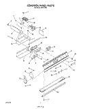 CONTROL PANEL , LIT/OPTIONAL Diagram and Parts List for D9757^5  Whirlpool Range