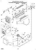 ICEMAKER, LIT/OPTIONAL Diagram and Parts List for 4KSRS22QAA00  KitchenAid Refrigerator