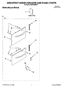Part Location Diagram of 8524408 Whirlpool HANDLE W