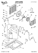 UNIT PARTS Diagram and Parts List for MACQ122XP0  Whirlpool Air Conditioner