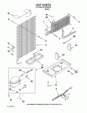 UNIT PARTS Diagram and Parts List for EWT8503A00  Whirlpool Refrigerator