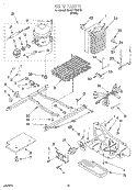 UNIT Diagram and Parts List for 3XART722F00  Whirlpool Refrigerator