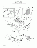 UNIT PARTS Diagram and Parts List for BRS62CRBNA00  Whirlpool Refrigerator