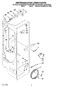 REFRIGERATOR LINER PARTS Diagram and Parts List for GC3JHAXTB01  Whirlpool Refrigerator