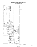 BRAKE AND DRIVE TUBE Diagram and Parts List for 9CA2781XSW1  Whirlpool Washer