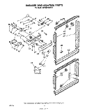 Part Location Diagram of 985999 Whirlpool BREAKER, MULLION TRIM, REFRIGERATOR
