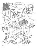 UNIT Diagram and Parts List for ED22MMXRWR0  Whirlpool Refrigerator