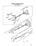 WIRING HARNESS Diagram and Parts List for RS6300XVN1  Whirlpool Range