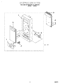 CONTROLLER Diagram and Parts List for MT1066XBB0  Whirlpool Microwave