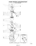 SECTION Diagram and Parts List for 7KCDS250T0  KitchenAid Food Waste Disposer